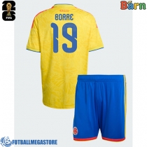 Fotballdrakt Barn Colombia Rafael Santos Borre #19 Hjemmedraktsett VM 2026 Kortermet (+ Korte bukser)